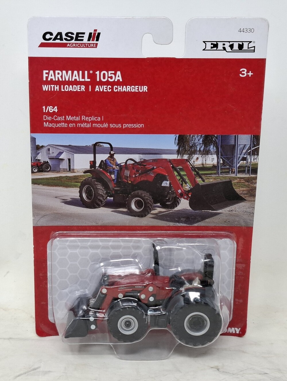 1/64 Case IH 105A With Loader toy tractor